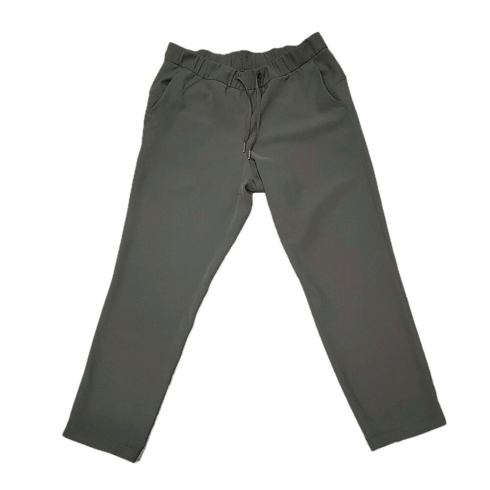 Lululemon Women's Straight Leg Pants Dark Olive Green Sizes 10